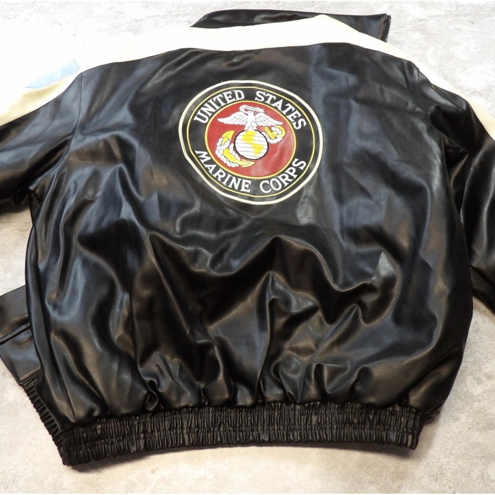 Zorro United States Marine Corps Jacket Mens 3XL Eagle Fleece Lined USA Military - Picture 8 of 11